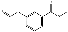 3-(2-氧代乙基)苯甲酸甲酯, 124038-37-5, 结构式