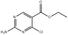 2-氨基-4-氯嘧啶-5-甲酸乙酯, 1240597-30-1, 结构式