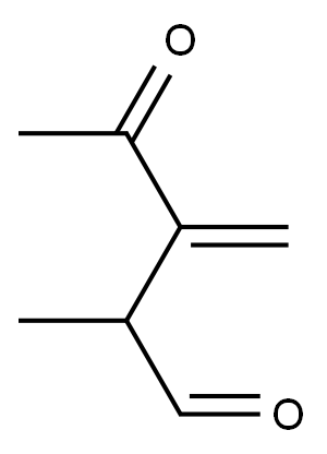 Pentanal, 2-methyl-3-methylene-4-oxo- (9CI) Structure