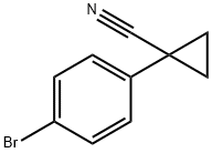 1-(4-溴苯基)环丙烷甲腈, 124276-67-1, 结构式
