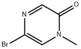 5-溴-1-甲基-1H-吡嗪-2-酮, 1243288-53-0, 结构式