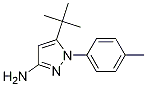 5-(TERT-ブチル)-1-(P-トリル)-1H-ピラゾール-3-アミン 化学構造式
