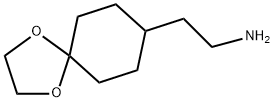 1,4-二氧杂螺[4.5]癸烷-8-乙胺, 124499-34-9, 结构式