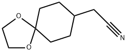 1,4-二氧杂螺[4.5]癸烷-8-乙腈 结构式
