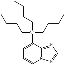 8-(三丁基甲锡烷基)-[1,2,4]三唑并[1,5-A]吡啶, 1245816-23-2, 结构式