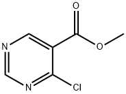 4-氯嘧啶-5-甲酸甲酯, 1246471-45-3, 结构式