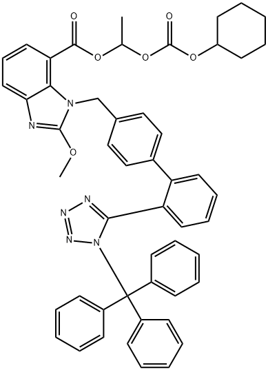 N-Trityl Candesartan Cilexetil Methoxy Analogue|坎地沙坦N1三苯甲氧基类似物1