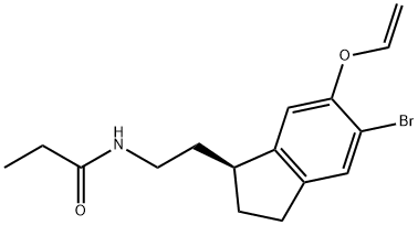 (S)-N-[2-[6-Allyloxy-5-bromo-2,3-dihydro-1H-inden-1-yl]ethyl]propanamide|(S)-N-[2-[6-Allyloxy-5-bromo-2,3-dihydro-1H-inden-1-yl]ethyl]propanamide