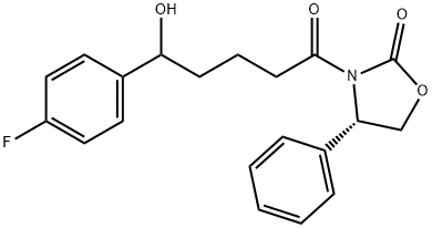 2-Oxazolidinone, 3-[5-(4-fluorophenyl)-5-hydroxy-1-oxopentyl]-4-phenyl-, (4S)-