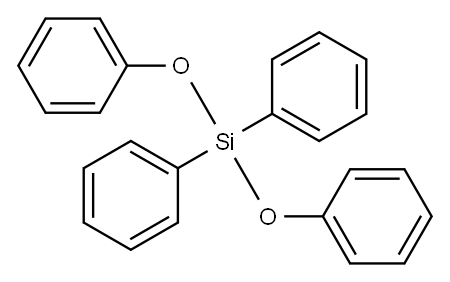 diphenoxydiphenylsilane Structure