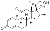 Meprednisone Struktur