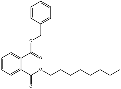 benzyl octyl phthalate Structure