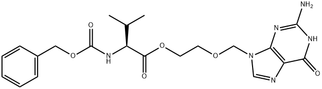 Cbz-Valaciclovir Struktur
