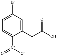 5-Bromo-2-nitrophenylacetic acid Struktur