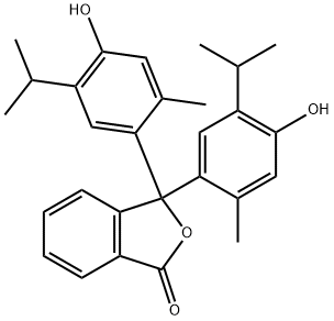百里酚酞, 125-20-2, 结构式