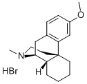 デキストロメトルファン·臭化水素酸塩 化学構造式