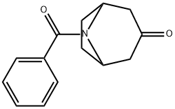 8苯甲酰基-8-氮杂双环[3.2.1]辛-3-酮 结构式