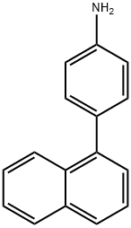 Benzenamine, 4-(1-naphthalenyl)- Struktur