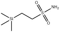 2-(三甲基硅基)乙磺酰胺 结构式