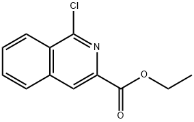 1-氯异喹啉-3-甲酸乙酯 结构式