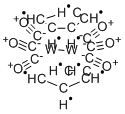 三羰基环戊二烯钨(II)二聚物, 12566-66-4, 结构式