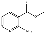 3-氨基哒嗪-4-甲酸甲酯 结构式