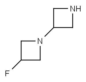 3-fluoro-1,3'-biazetidine Structure
