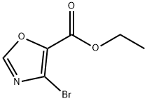 4-溴噁唑-5-羧酸乙酯, 1258283-17-8, 结构式