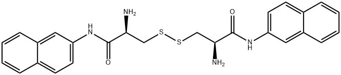 L-胱氨酰二(2-萘胺) 结构式