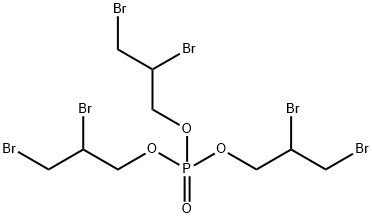 磷酸三(2,3-二溴丙基)酯 结构式