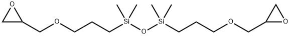 1,3-bis(3-glycidoxypropyl)tetramethyldisiloxane Structure