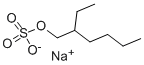 2-乙基己基硫酸酯钠盐, 126-92-1, 结构式