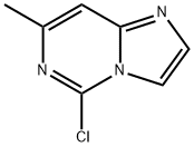5-クロロ-7-メチルイミダゾ[1,2-C]ピリミジン 化学構造式
