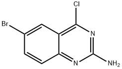 6-溴-4-氯喹唑啉-2-胺, 1260862-26-7, 结构式