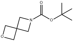 6-BOC-2-氧杂-6-氮杂螺[3.3]庚烷 结构式