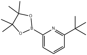 6-(TERT-BUTYL)PYRIDINE-2-BORONIC ACID PINACOL ESTER Struktur