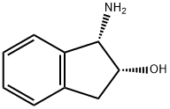 (1S,2R)-(-)-1-アミノ-2-インダノール 化学構造式