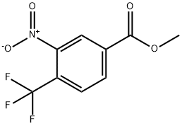 3-硝基-4-三氟甲基苯甲酸甲酯, 126541-81-9, 结构式