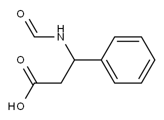 3-(Formylamino)-3-phenylpropanoic acid Structure