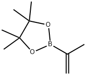 2-(1-メチルエテニル)-4,4,5,5-テトラメチル-1,3,2-ジオキサボロラン 化学構造式