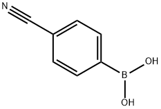 4-Cyanophenylboronic acid Struktur