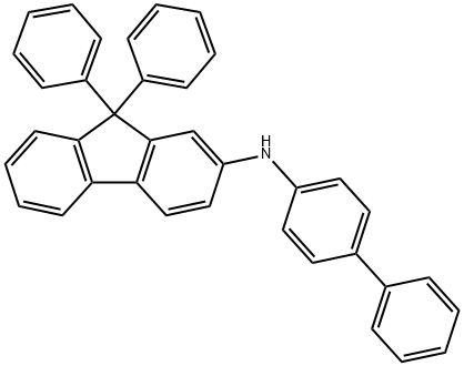 N-[1,1'-Biphenyl]-4-yl-9,9-diphenyl-9H-fluoren-2-amine Structure