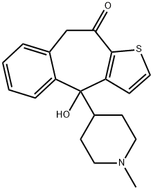 4-Hydroxy Ketotifen Structure