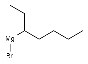 (1-エチルペンチル)マグネシウムブロミド 化学構造式