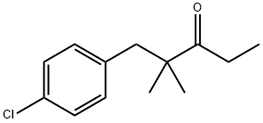 4-Chlorobenzyl pinacolone Struktur