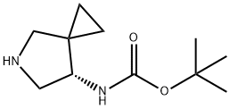 (7S)-5-氮杂螺[2.4]庚烷-7-基氨基甲酸叔丁酯, 127199-45-5, 结构式
