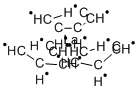 三(环戊二烯)化镧 结构式