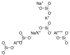硅酸铝钾钠, 12736-96-8, 结构式