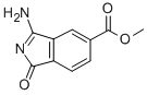 1H-Isoindole-5-carboxylicacid,3-amino-1-oxo-,methylester(9CI) Structure