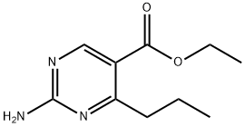 2-氨基-4-丙基嘧啶-5-羧酸乙酯 结构式